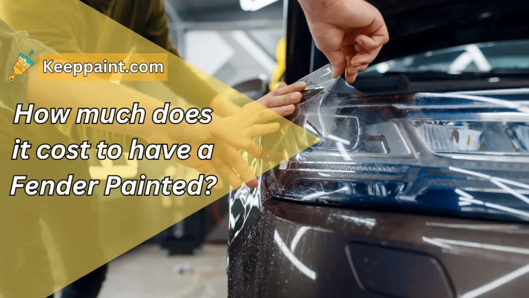 how much does it cost to paint a fender?