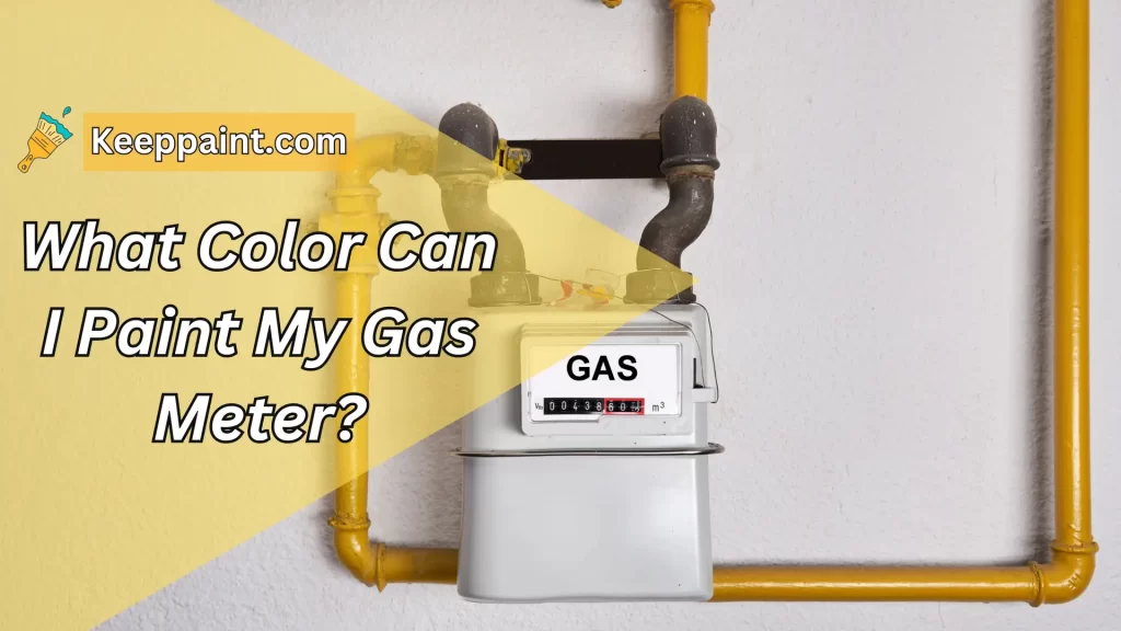 What Color Can I Paint My Gas Meter
