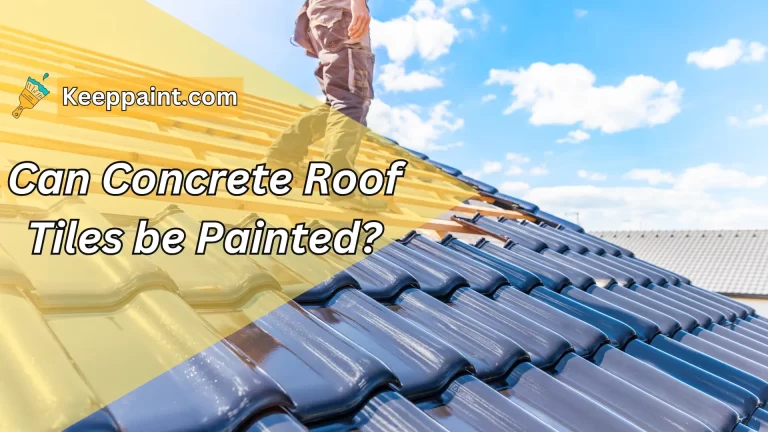 Can Concrete Roof Tiles be Painted?
